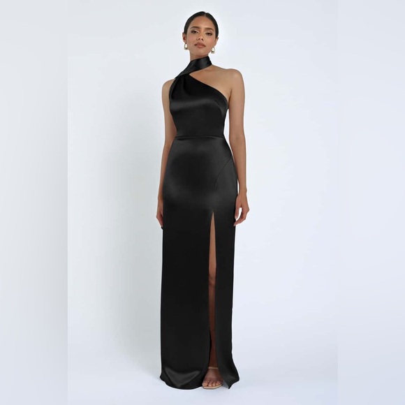 Jenny Yoo Satin Dress Hepburn - Size 6